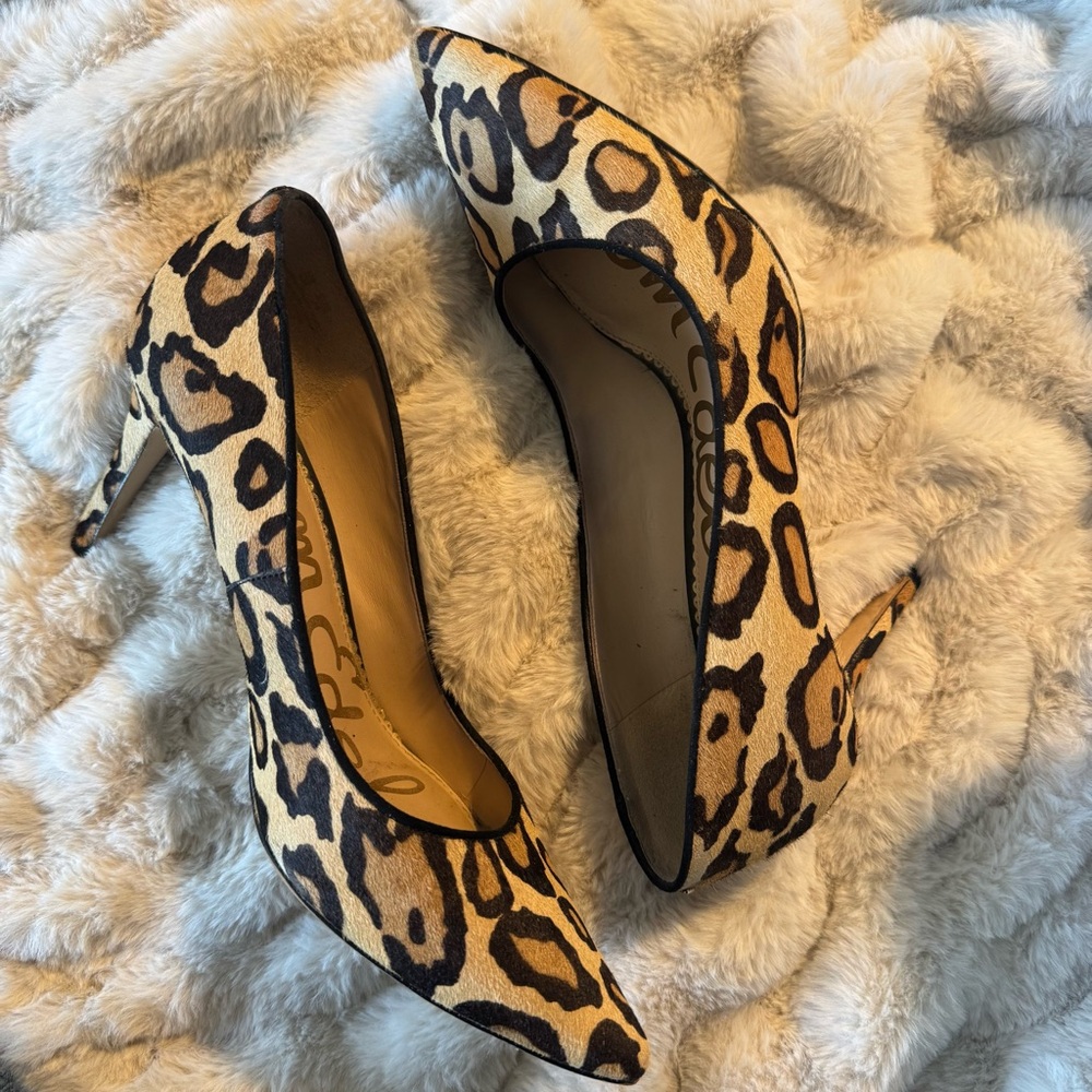 Sam Edelman Leopard Print Heels